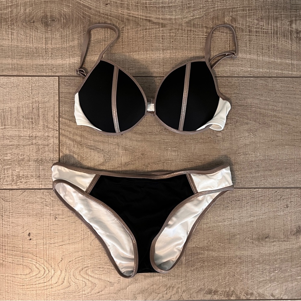 Victoria's Secret Black And White Bikini